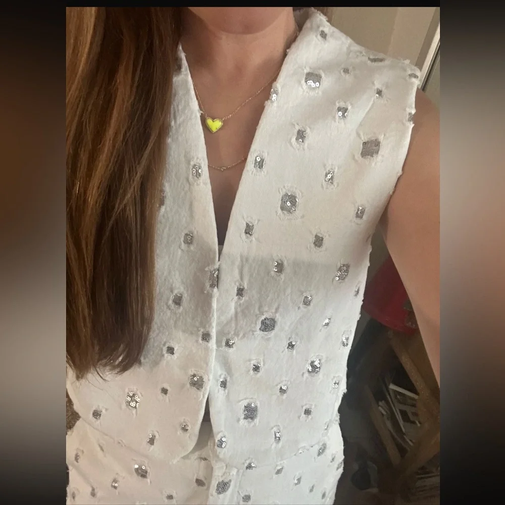 Zara bloggers favorite vest and shorts size s - Picture 3 of 9